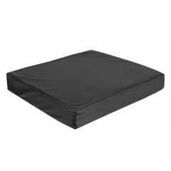 Aidapt Memory Foam Wheelchair Cushion – Vinyl‑Covered, Wipe‑Clean Seat Pad with Fixing Straps, Extra Comfort & Support for Wheelchairs, Chairs, Cars & Everyday Use