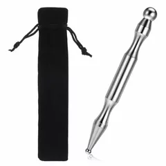 Stainless Steel Acupuncture Pen Point Massage Tool for Muscle Tension Facial Reflexology Tools Manual Acupuncture Pen for Full-Body Deep Tissue Meridian Pain Relief Facial Massage