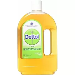 Dettol Antiseptic Liquid, Multipack of 3 X 750ml, Total 2.25L, First Aid Antiseptic, Antiseptic For Skin, Rubbing Alcohol For Cleaning, Kills 99.9% of Bacteria, Antibacterial, First Aid