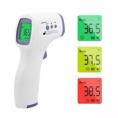 No Touch Forehead Thermometer for Adults and Kids Infrared Digital Thermometer Touchless Baby Thermometer Accurate Fast Readings for Home Use Family Healthcare Temperature Measurement