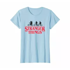 Stranger Things Silhouette Bike Logo T-Shirt