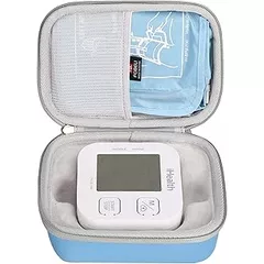 FBLFOBELI Hard Carrying Case Replacement for iHealth Track Smart Upper Arm Blood Pressure Monitor, Bluetooth Blood Pressure Machine Cases,Protective Travel Storage Bag (Case Only)