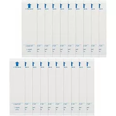 HOMSFOU Disposable Safe Materials Thermometer Covers 150pcs Universal Fit Paper Sleeves for Clinic and Hospital Use