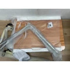 Performance Health Overbed Table With Castors Adjustable Height and Angle Port