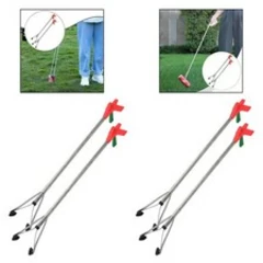 2x Litter Picker Tool Lightweight Garbage Grabber Reacher Tool Toilet Paper Tong