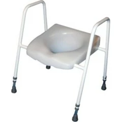 AIDAPT President Height Adjustable Raised Toilet Seat and Frame VR219 SCRATCHED
