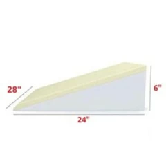 XL Bed Wedge Pillow Acid Reflux MEMORY Foam Pillow 11 Degree 28 x 24 x 6 Inch