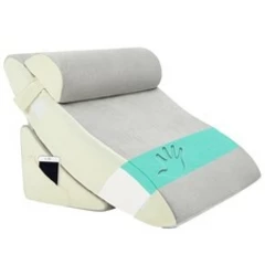 Orthopedic Bed Wedge Pillow Set Adjustable Memory Foam Neck Back Pain RRP £46