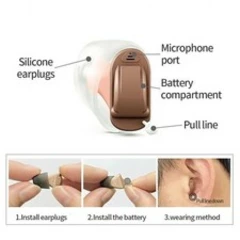 New S igni a PROMPT CIC LEFT EAR Moderate Loss 10-90dB Invisible Hearing Device