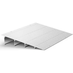 Heavy-Duty Aluminum Door Threshold Ramp for Wheelchairs - 800 lbs Capacity