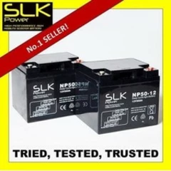 2 PACK 12v 12 24 33 36 40 50 55 75AH MOBILITY SCOOTER WHEELCHAIR AGM BATTERIES