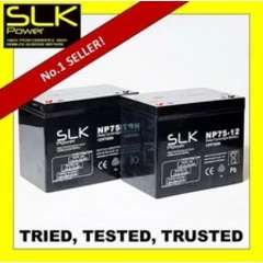 2 PACK 12v 75AH AGM/GEL MOBILITY SCOOTER WHEELCHAIR HEAVY DUTY BATTERIES