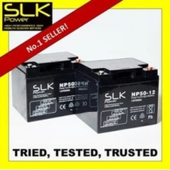 MOBILITY SCOOTER BATTERIES (2 x 12v 50AH) RASCAL 850 MOBILITY SCOOTER