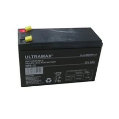 2 x ULTRAMAX AGM 12v 9Ah (as 7Ah & 10Ah) - CTM HOMECARE, SUNRISE MEDICAL, MEDICA