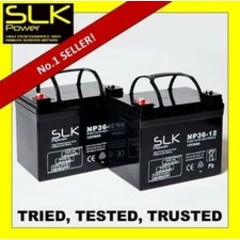 RASCAL 309LE MOBILITY SCOOTER BATTERIES 2 x 12v 36AH MOBILITY BATTERIES