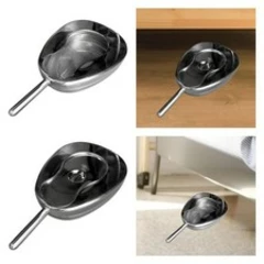 Stainless Steel Bed Pan Pee Container Bedside Commode Thickened Large Capacity