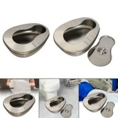 Stainless Steel Bed Pan Easily Carrying for Men Women