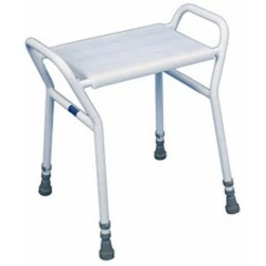 Aidapt High Quality Made Strood Height Adjustable Steel Shower Stool Chair Aid