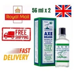 AXE Brand Universal Oil Pain Relief Cold Flu Muscular Pain Cold Headache 56ml X2