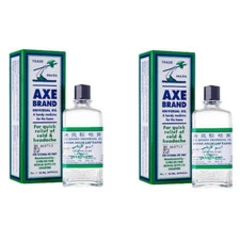 2 X Axe Brand Universal Medicated Oil 56ml Cold Headache FREE SHIPPING