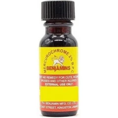 Benjamins Mercurochrome Jamaican Antiseptic 15ml 2 Pack