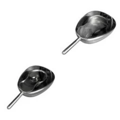 Stainless Steel Bed Pan Smooth Sturdy Portable Bedpan for Bed Bound Elderly