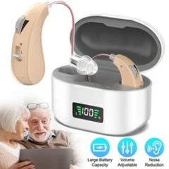 Digital Hearing Aid Enhancer Invisible Ear Aids Behind The Ear Sound Amplifier