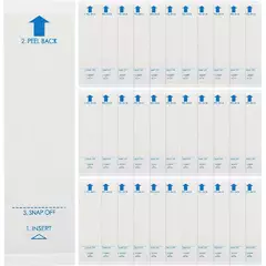 Cabilock 100pcs Disposable Digital Probe Covers Pe Film Protective Case for Oral Use Safe and Easy to Use Universal Fit for Home