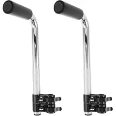 Yardwe Universal Wheelchair Handle Extenders for Adults - Stainless Steel Push Handle Extensions with Comfortable Grip for Elderly Disabled Transport and Drive Chairs