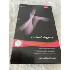 ????BNIB mediven elegance Panty Full Length Compression topband Black AT-V1 CCL1????