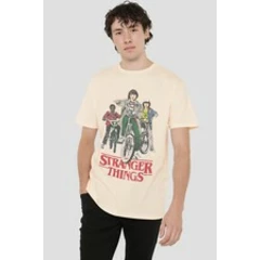 STRANGER THINGS HAWKINS BIKE RIDERS - Mens T-Shirt S-2XL