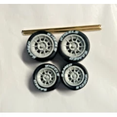 CUSTOM GENERAL LEE WHEELS FITS ON HOT WHEELS 1/64 SCALE Car not include NEW
