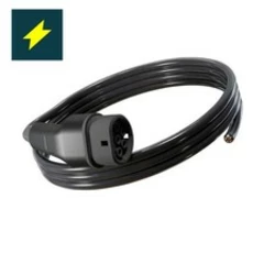 3 Phase Type 2 Tethered EV Charging Cable - Up to 50m