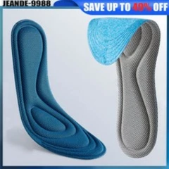 5D Memory Foam Orthopaedic Massage Insoles For Shoes Men Women Size 5.0-11.0 UK