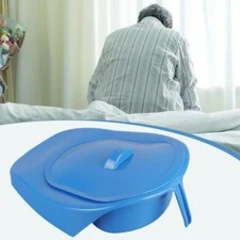 Bedpan for Elderly Females Smooth Large Bed Pan for Woman Nursing Bed Bound