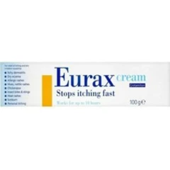 Eurax Cream for Itching, Eczema, Bites/Stings, Rash, Sunburn & Chickenpox 100gm