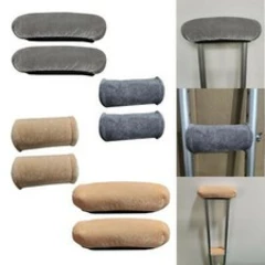 2x Crutches Cushion Set Crutches Accessories Crutch Pads Crutch Cover Washable
