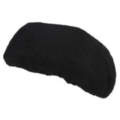 ✿ Knee Scooter Cushion Cover Universal Black Plush Knee Scooter Pad Cover For