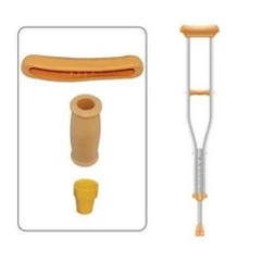 Replacement Crutch Parts Set Underarm Cushions Crutch Hand Grip Crutch Accessory