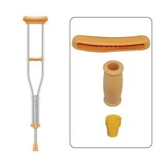 Replacement Crutch Parts Crutch Hand Grip Feet Caps Walking Crutches Padding
