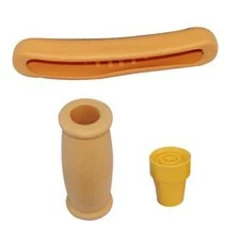 Replacement Crutch Pads, Rubber Pads Crutch Hand Grip Fits Standard Aluminum