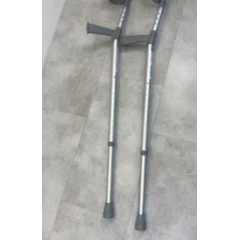 PAIR of COOPERS Adjustable Lightweight Adult Extra Long Elbow Crutch Walking Aid