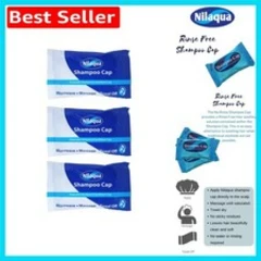 Soft & Nourishing Rinse-Free Shampoo Caps - Paraben & Latex Free - 3 Pack