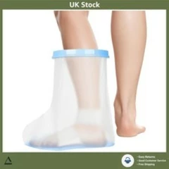 Watertight Reusable Foot Cast Shower Cover Adult Ankle 9.6-14.9
