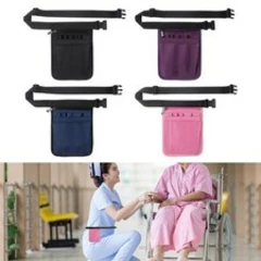 Nurse Fanny Pack Durable Adjustable Case Multi Compartment Nurse Utility