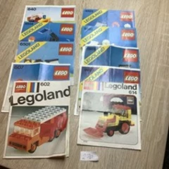 Lego 10 Small Vintage Building Instructions Condition See Photos