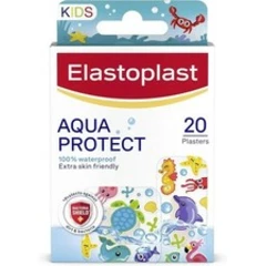 Elastoplast Aqua Protect Kids Plasters (20 Strips), 100% Waterproof And...