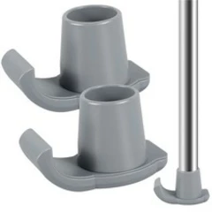 2 Pcs Heavy Duty Cane Tips Walking Stick Rubber Ends Walking Frame Glide Skis