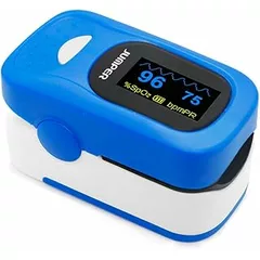 Jumper Blue Pulse Oximeter with Heart Frequency Display
