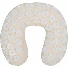 Pilipane Acupressure Neck Pillow U Shaped Memory Foam Cervical Pillow for Pain Relief Stress Reduction Home Office Car Travel Comfort Support
